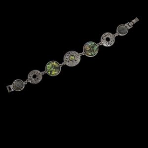 Lia Sophia "Subliminal" Gunmetal & Abalone Bracelet